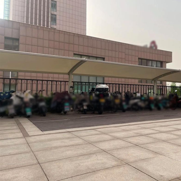 蒲城县膜结构电动车棚