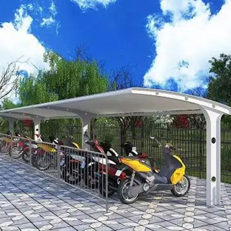 蒲城县膜结构电动车棚